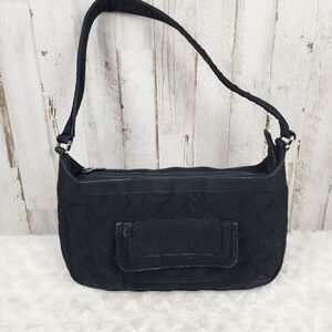 Vera Bradley Black Quilted Shoulder Bag